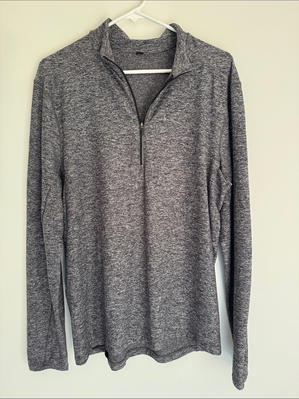 Lululemon Men's Charcoal Heather Quarter-Zip